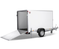 Stema STPK PKW Anhänger Kofferanhänger gebremst 305x157cm 1300kg mit Rampe