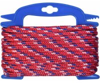 Polyesterseil Seil Schnur 5,5mm x 20m rot PES 16-fach...