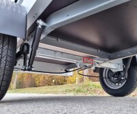 Stema KFZ Anhänger mit Metalldeckel 850kg 100km/h 201x108cm