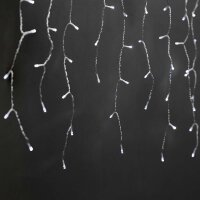 Eiszapfenbeleuchtung Weihnachtsbeleuchtung 180 LED´s Kaltweiß Innen Außen Lichtervorhang Netzstrom
