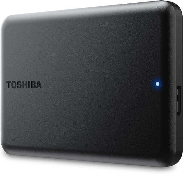 Toshiba externe Festplatte Canvio Partner HDD 1TB 2,5" Schwarz USB-A 3.2 Kabel