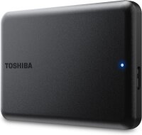 Toshiba externe Festplatte Canvio Partner HDD 1TB 2,5" Schwarz USB-A 3.2 Kabel