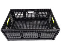 Transportbox Klappbox Klappkiste schwarz 46l  600x400x219mm