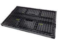 Transportbox Klappbox Klappkiste schwarz 46l  600x400x219mm