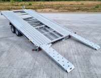 Autotransporter Autoanhänger Trailer mit Seilwinde...