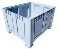 Stapelbox Palettenbox Kunststoffbox Grau 120x100cm 680L...
