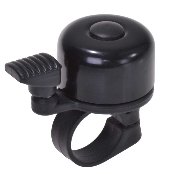 Fahrradglocke Glocke Klingel Fahrradklingel schwarz mit Halterung