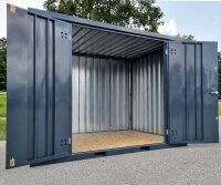 3m Geräteschuppen Anthrazit RAL 7016 mit...