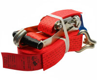 Spanngurt 2-teilig 50mm 8m mit Druckratsche 2500daN Zurrgurt