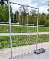 Bauzauntor Torelement 120x200cm für Mobilzaun...