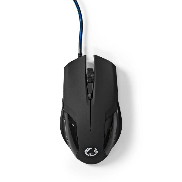 Gaming Mouse Maus 6 Tasten bis 7200dpi Kabelgebunden 1,5m PC Computer