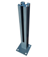 Bodenplatte Adapter 150x150x10mm RAL7016 für...
