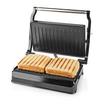 Kontaktgrill Grill Tischgrill Panini 700W Aluminium/Kunststoff 23x14,5cm