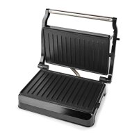 Kontaktgrill Grill Tischgrill Panini 700W Aluminium/Kunststoff 23x14,5cm
