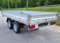Stema Anhänger SHL O2 20-30-15.2 Hochlader mit Bremse 2000kg 301x153cm