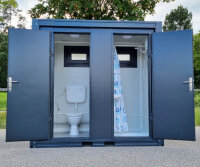 WC Sanitärcontainer Unisex Toilettencontainer mit...