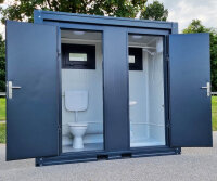 WC Sanitärcontainer Unisex Toilettencontainer mit...
