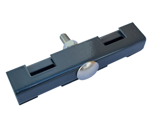 Mattenverbinder Gittermattenverbinder 90mm für Doppelstabmattenzaun Anthrazit RAL 7016