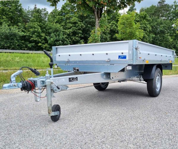 Stema Anhänger Hochlader 1300kg 25cm Bordwand 251x153cm