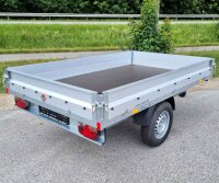Stema Anhänger Hochlader 1300kg 25cm Bordwand 251x153cm