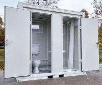WC Sanitärcontainer Toilettencontainer mit Dusche...