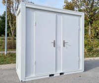 WC Sanitärcontainer mit Doppelkabine - Klo für...