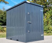 1,5m x 2m Container RAL 7016 mit Einflügeltür...