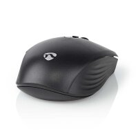 Mouse Maus kabellos Funkmaus 1600dpi Rechtshändig USB-Dongle Schwarz optische Maus