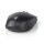 Mouse Maus kabellos Funkmaus 1600dpi Rechtshändig USB-Dongle Schwarz optische Maus