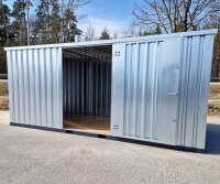6m Lagercontainer mit EINFLÜGELTÜR auf der...