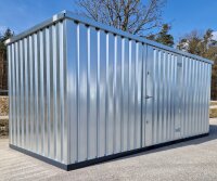 6m Lagercontainer mit EINFLÜGELTÜR auf der...