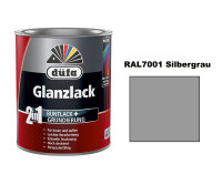 düfa 2in1 Glanzlack Lack & Grundierung RAL7001...