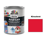 düfa Acryl-Bastellack Dekolack seidenmatt Kirschrot...