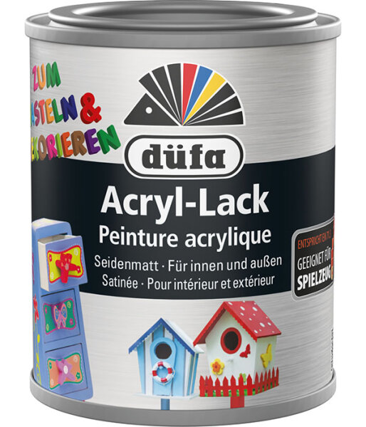 düfa Acryl-Bastellack Klarlack glänzend Farblos Innen 125ml Dose