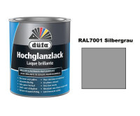 düfa Hochglanzlack Profi Buntlack RAL7001 Silbergrau...