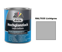 düfa Hochglanzlack Profi Buntlack RAL7035 Lichtgrau...