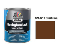 düfa Hochglanzlack Profi Buntlack RAL8011 Nussbraun...