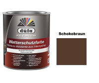 düfa Premium Wetterschutzfarbe Holzfarbe Schokobraun...
