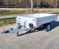 Stema Rückwärtskipper Anhänger mit Stahlblechboden 1300kg 231x153cm