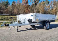 Stema Rückwärtskipper Anhänger mit Stahlblechboden 1300kg 231x153cm