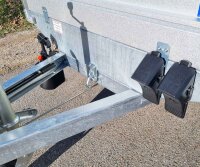 Stema Rückwärtskipper Anhänger mit Stahlblechboden 1300kg 231x153cm