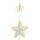 LED Sternenvorhang 80 LED´s Lichtergirlande Lichtervorhang mit Fernbedienung Timer Dimmer