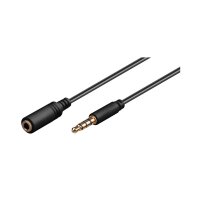 1m Gold Audio Verlängerungskabel Klinke...