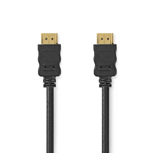 High Speed HDMI Kabel 3,0m Ethernet Stecker auf Stecker Schwarz 18 Gbps