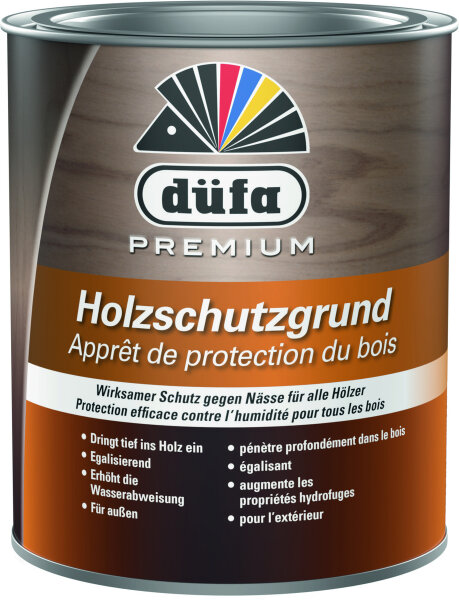 düfa Premium Holzschutzgrund Farblos Imprägnierung 2,5L Dose