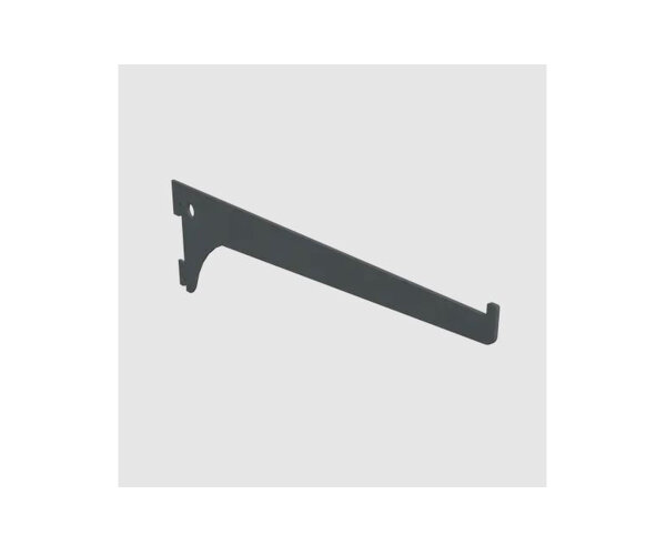 Regalträger Halterung Regalsystem 40cm Regalhalter Grau für Regalschiene