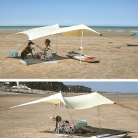 Sonnensegel Strandzelt Sonnenzelt 210x210cm mit Tragetasche
