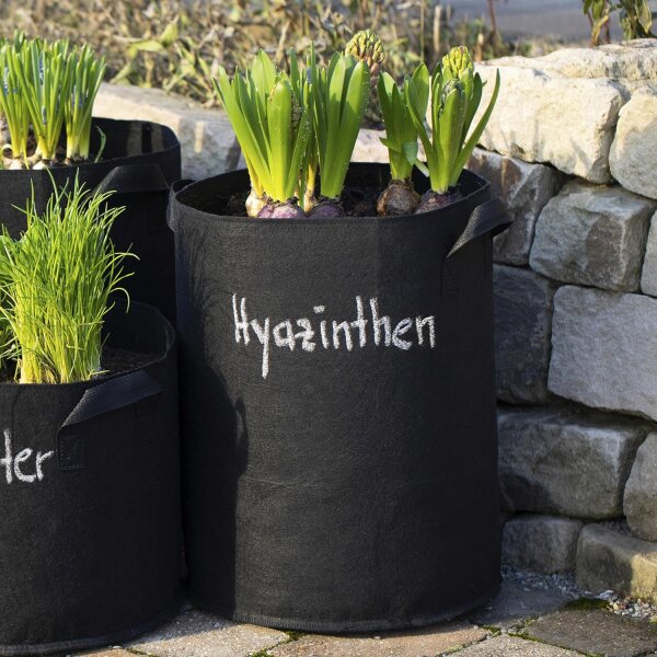 Pflanzsack 43l Pflanzensack luft- & wasserdurchlässig 5er Set