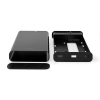 Festplattengehäuse 3,5" Zoll für SATA HDD/SSD extern USB-C & A Anschluss Schwarz