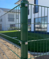 Eckpfosten für Doppelstabmattenzaun Zaunhöhe...